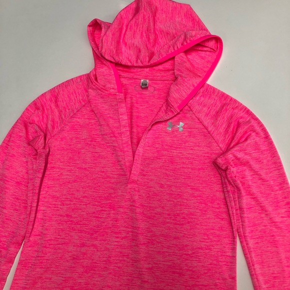 Under Armour Pink Lightweight Hoodie Shirt S - Picture 2 of 6